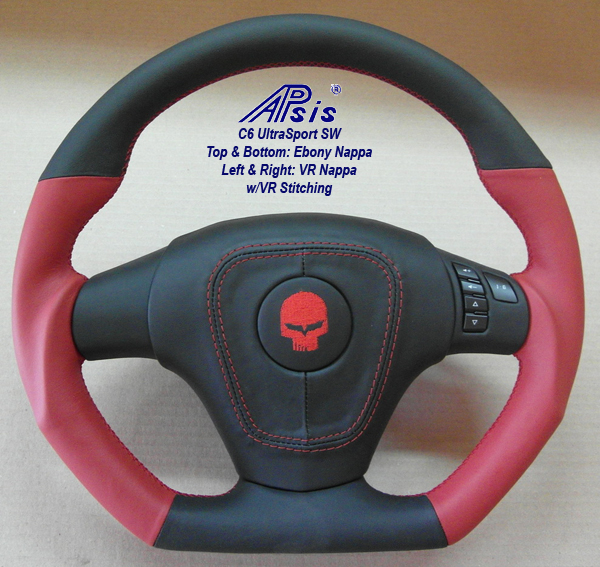 C6 Corvette  D-Type UltraSport Style 2006-13 Leather Steering Wheel